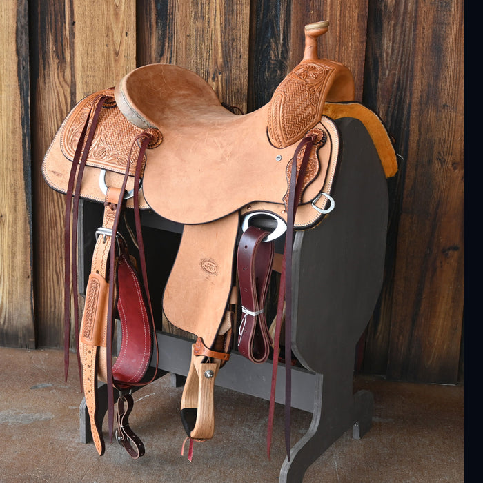 16" TESKEY'S PRO CUTTER RANCH CUTTER SADDLE