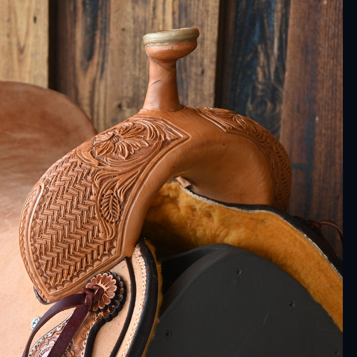 16" TESKEY'S PRO CUTTER RANCH CUTTER SADDLE