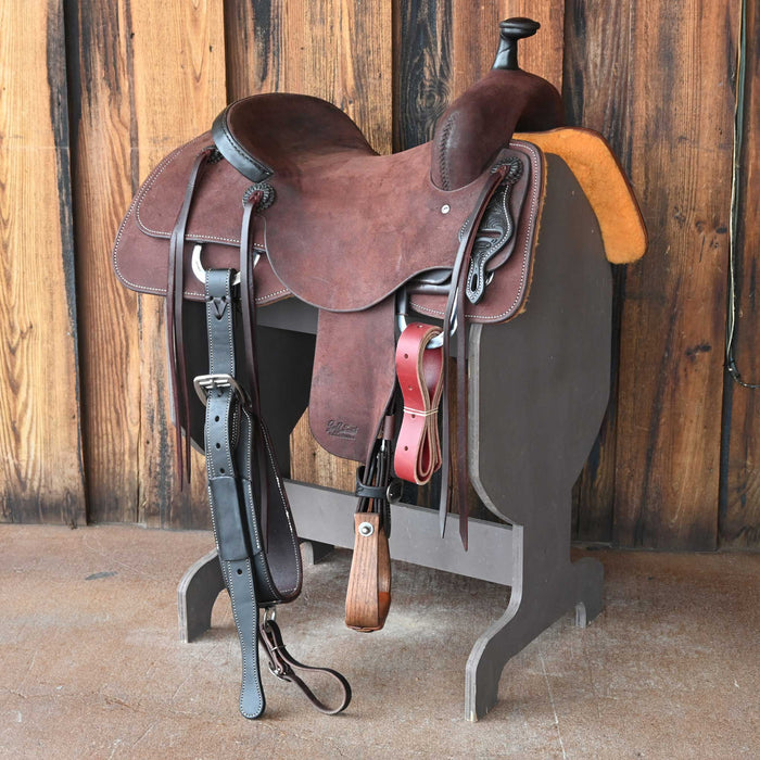 16.5" JEFF SMITH BUSTER WELCH RANCH CUTTING SADDLE