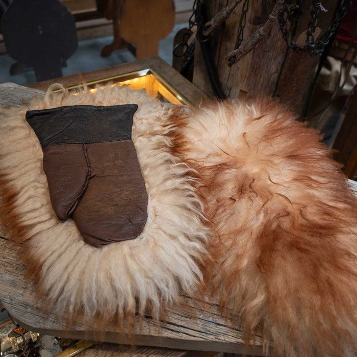 Vintage Angora Fur Gloves Mittens beautiful functional great condition