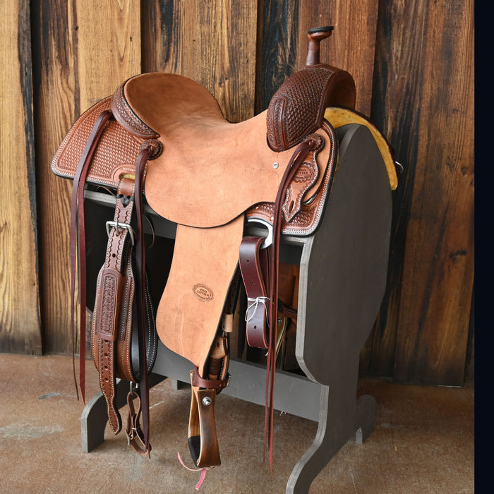 15.5" TESKEY'S PRO CUTTER RANCH CUTTER SADDLE