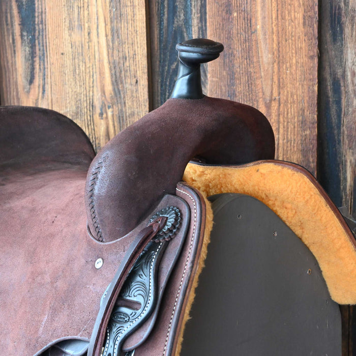 16.5" JEFF SMITH BUSTER WELCH RANCH CUTTING SADDLE