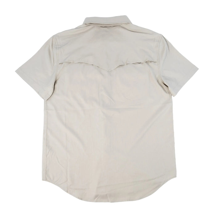 Rock & Roll Denim Men's Tek Ripstop Pearl Snap Shirt - Tan MEN - Clothing - Shirts - Short Sleeve Panhandle