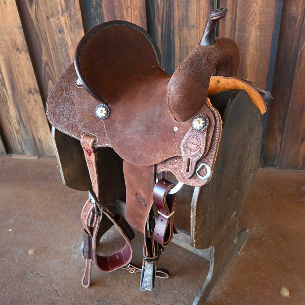 14" DEMO JEFF SMITH BARREL SADDLE Saddles Jeff Smith   