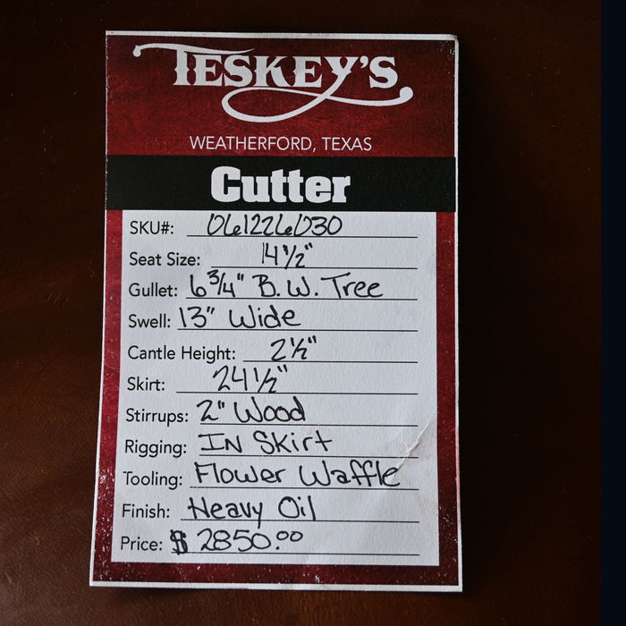 14.5" TESKEY'S PRO CUTTING SADDLE