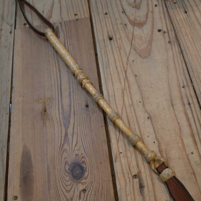 Jose Ortiz 24" 8 Plait Quirt w/Popper Tack - Whips, Crops & Quirts Jose Ortiz