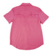 Rock & Roll Denim Men's Tek Ripstop Pearl Snap Shirt - Hot Pink MEN - Clothing - Shirts - Short Sleeve Panhandle