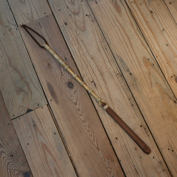 Jose Ortiz 28" 8 Plait Quirt w/Popper Tack - Whips, Crops & Quirts Jose Ortiz