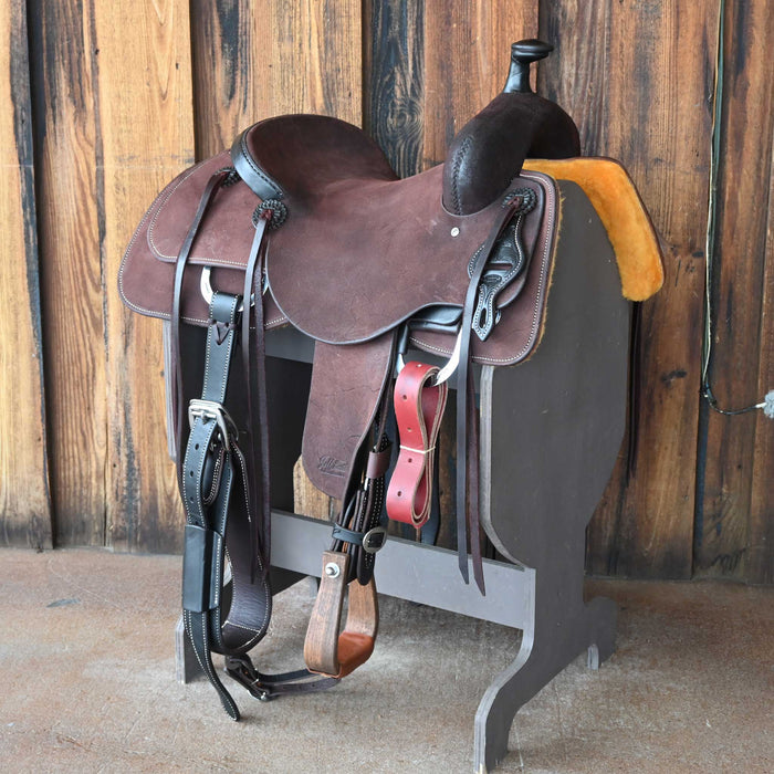 15.5" JEFF SMITH BUSTER WELCH RANCH CUTTING SADDLE