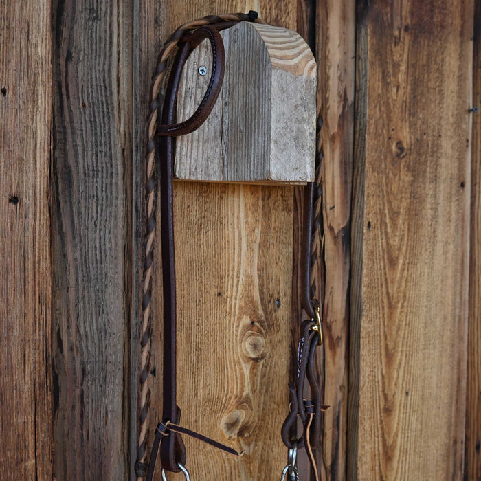 Reinsman Twisted Wire Dogbone Bridle Rig w/Single Ear Headstall