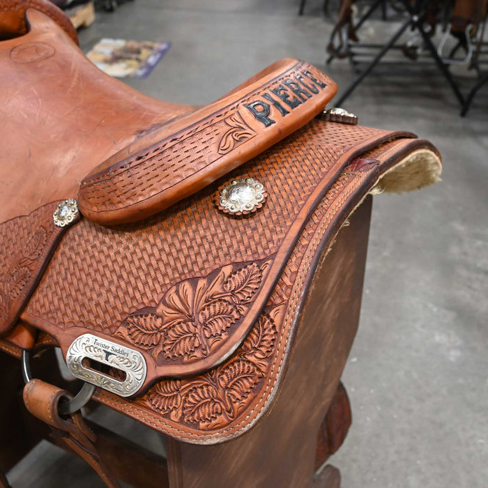 15" USED TWISTER STEER WRESTLING SADDLE