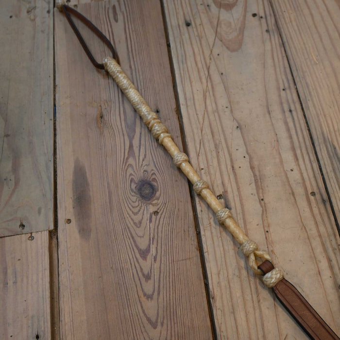 Jose Ortiz 28" 8 Plait Quirt w/Popper Tack - Whips, Crops & Quirts Jose Ortiz