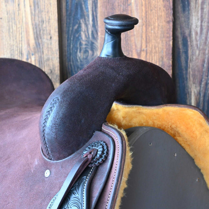 15.5" JEFF SMITH BUSTER WELCH RANCH CUTTING SADDLE
