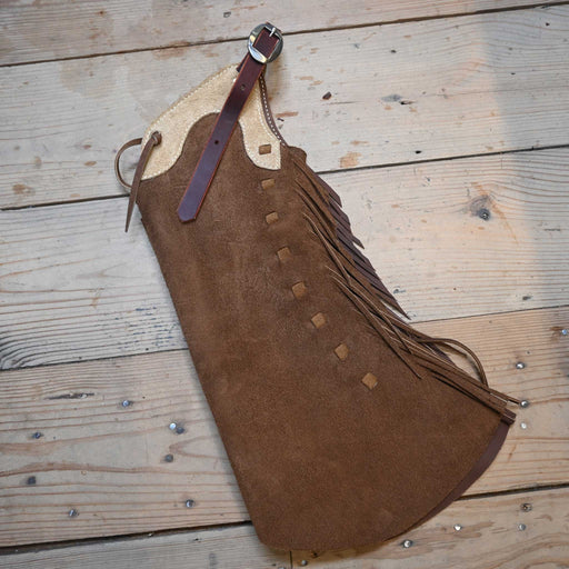 Kid's 20" Stepthrough Chaps Tack - Chaps & Chinks Misc Chocolate/ Cream