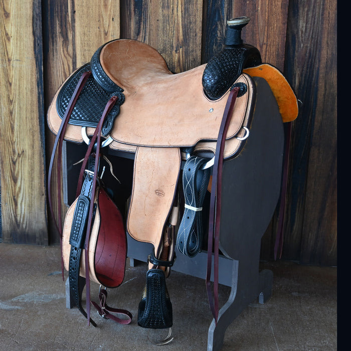 15.5" TESKEY'S TEAM ROPING SADDLE