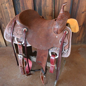 17" JEFF SMITH CUTTING SADDLE Saddles Jeff Smith   