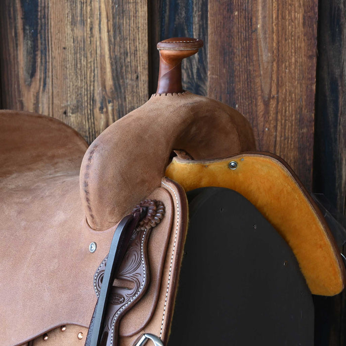 14.5" JEFF SMITH BUSTER WELCH RANCH CUTTING SADDLE