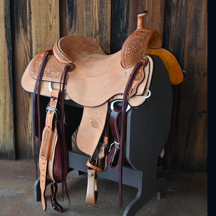 15.5" TESKEY'S PRO CUTTER RANCH CUTTER SADDLE