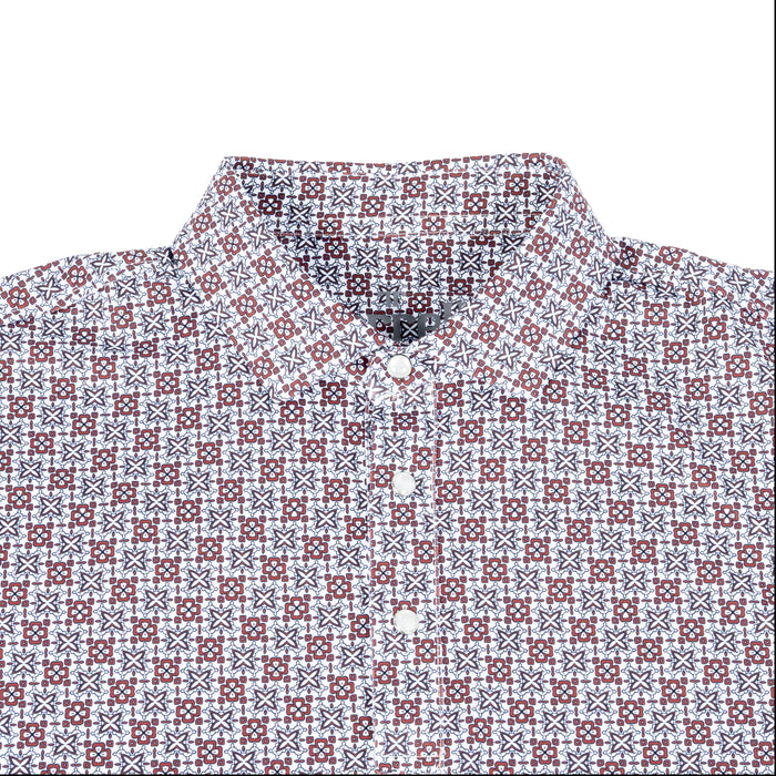 Ferrell Brand Men's Colton Red Polo Snap Shirt MEN - Clothing - Shirts - Short Sleeve Ferrell Brand