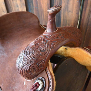 17" JEFF SMITH CUTTING SADDLE Saddles Jeff Smith   