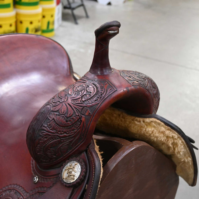 16" USED SOUTH TEXAS TACK CUTTING SADDLE Saddles - Used South Texas Tack