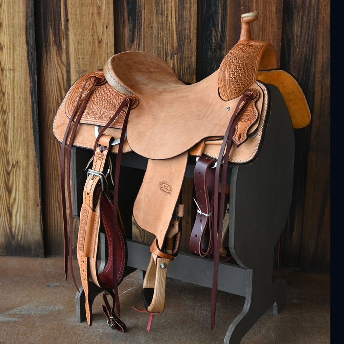 16" TESKEY'S PRO CUTTER RANCH CUTTER SADDLE