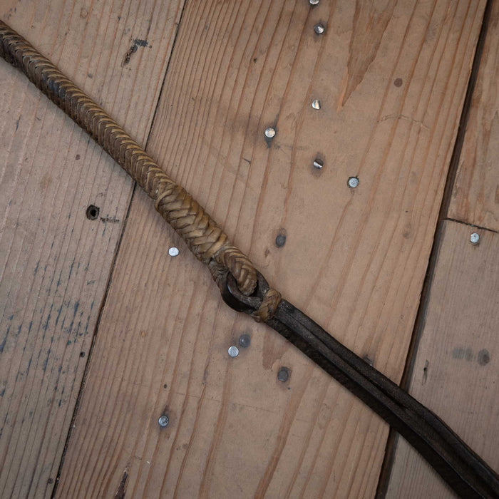 Handmade Rawhide Braided Quirt