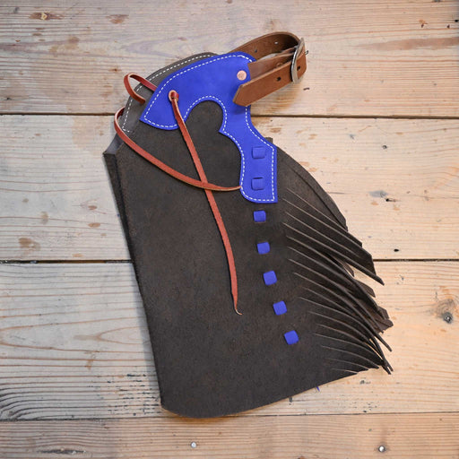 Kid's 16" Steprhrough Chaps - Select Chap Color!! Tack - Chaps & Chinks Misc Chocolate/Blue