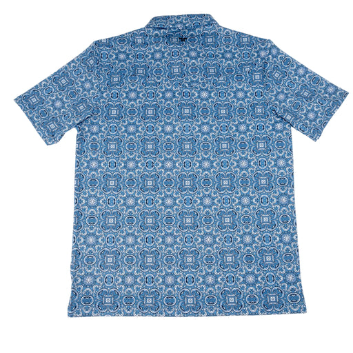 Ferrell Brand Men's Light Blue Bennett Polo Snap Shirt MEN - Clothing - Shirts - Short Sleeve Ferrell Brand