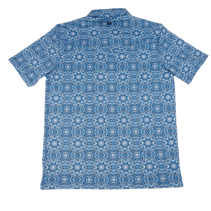 Ferrell Brand Men's Light Blue Bennett Polo Snap Shirt MEN - Clothing - Shirts - Short Sleeve Ferrell Brand