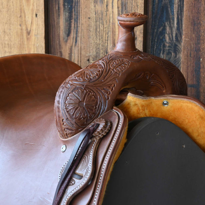 14.5" JEFF SMITH BUSTER WELCH RANCH CUTTING SADDLE