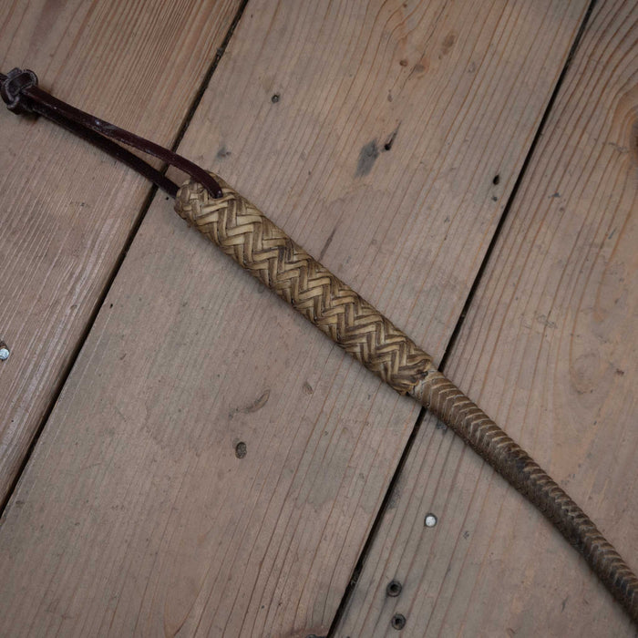 Handmade Rawhide Braided Quirt