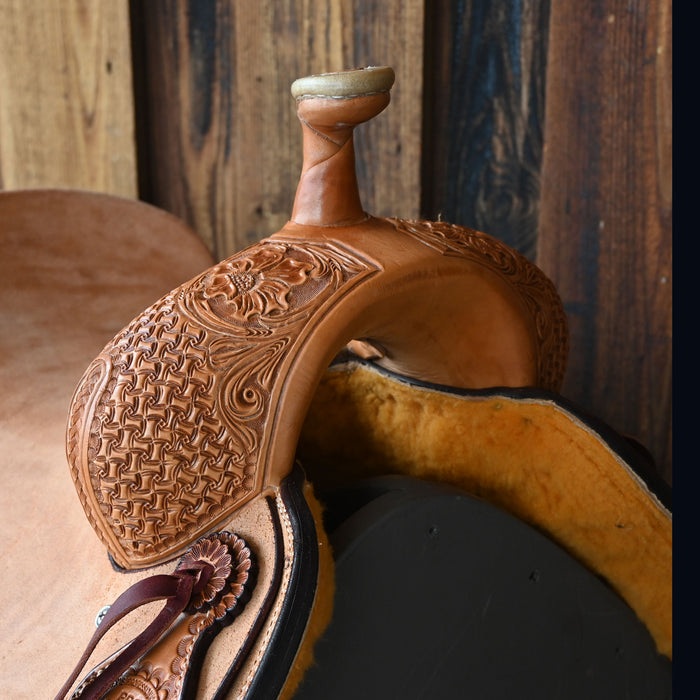 16" TESKEY'S PRO CUTTER RANCH CUTTER SADDLE