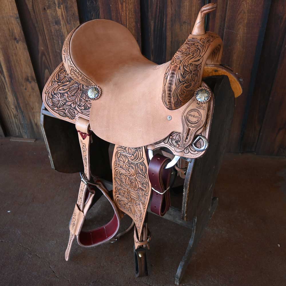 14.5" JEFF SMITH BARREL SADDLE Saddles Jeff Smith   