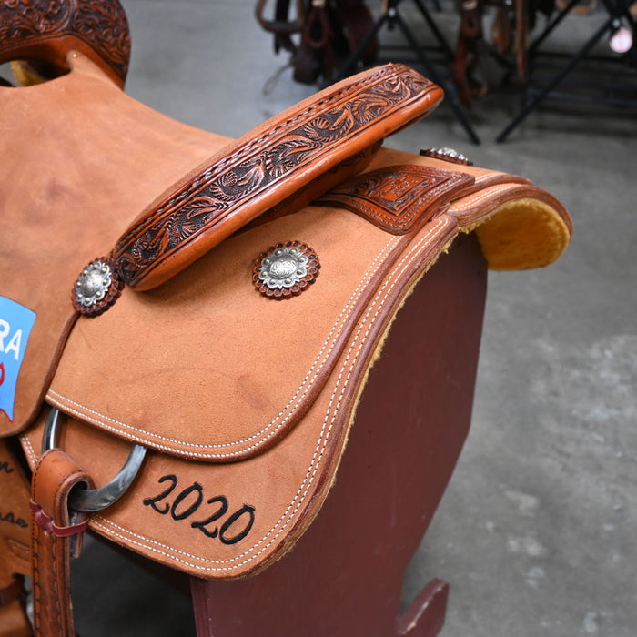 15" USED TRENT WARD RANCH SADDLE Saddles - Used Trent Ward