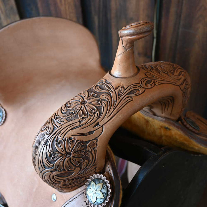 14.5" JEFF SMITH BARREL SADDLE Saddles - New Jeff Smith