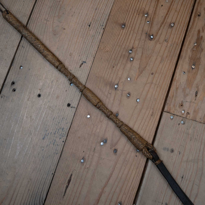 Handmade Rawhide Braided Quirt