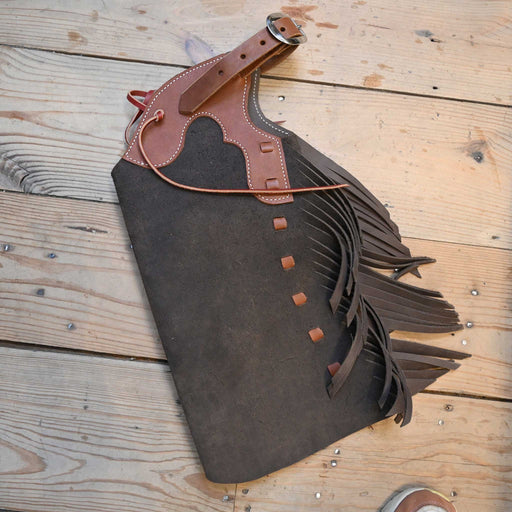 Kid's 18" Stepthrough Chaps - Select Chap Color!! Tack - Chaps & Chinks Misc Chocolate/Medium Oil