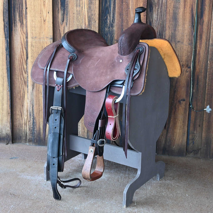 15" JEFF SMITH BUSTER WELCH RANCH CUTTER SADDLE