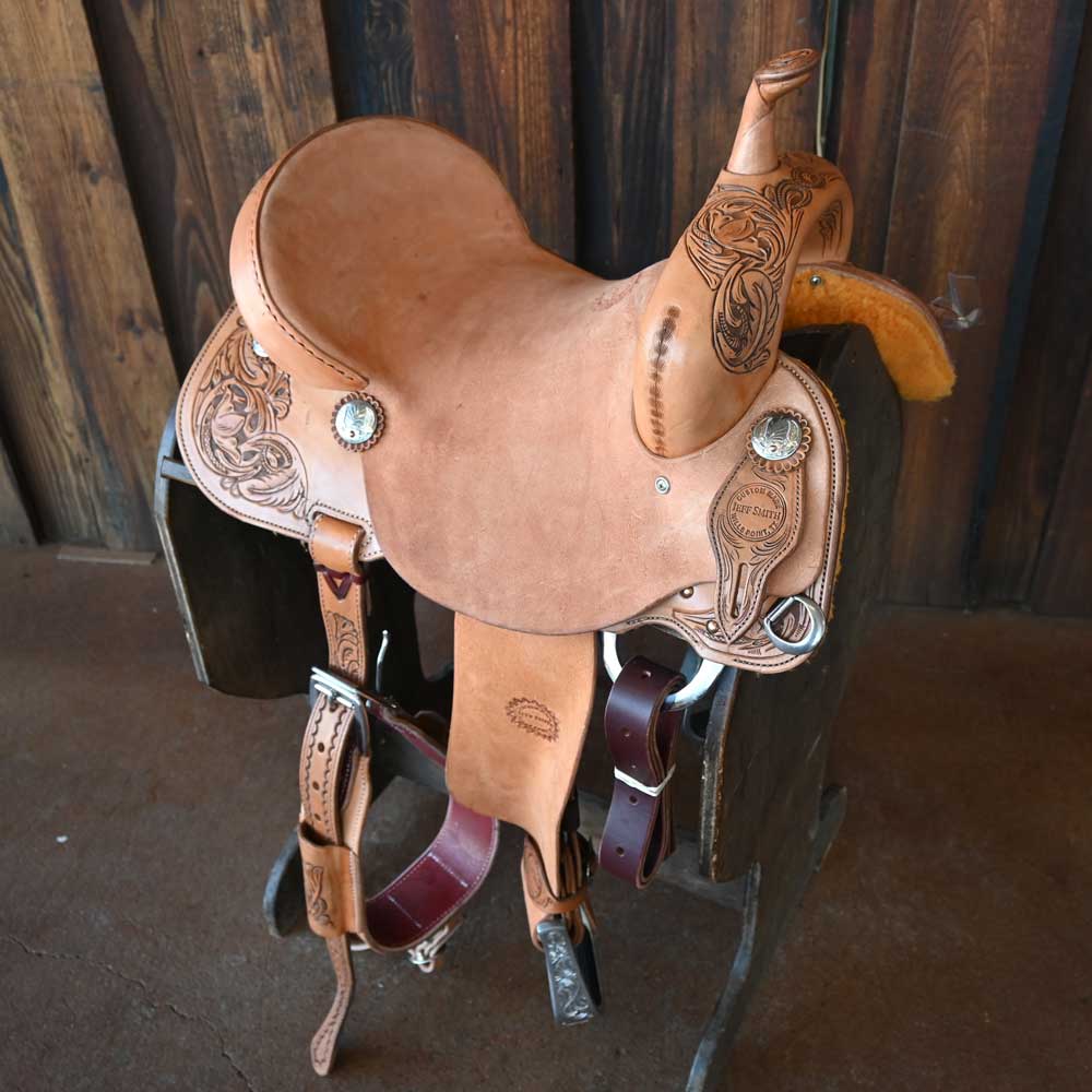 14.5" JEFF SMITH BARREL SADDLE Saddles Jeff Smith   