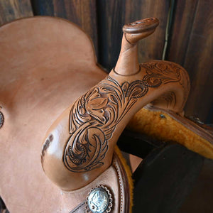 14.5" JEFF SMITH BARREL SADDLE Saddles Jeff Smith   