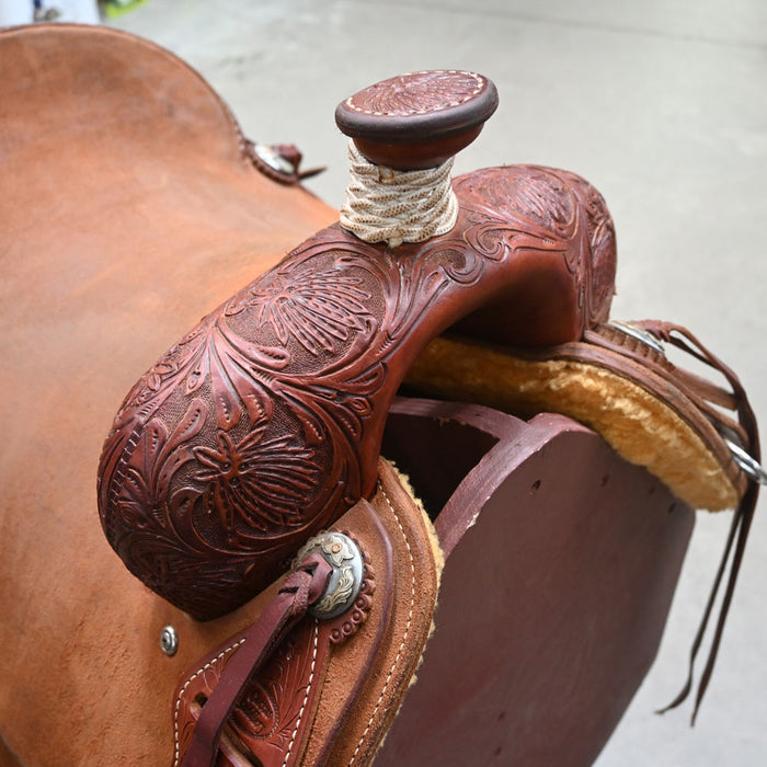 15.5" USED CACTUS RANCH SADDLE Saddles - Used CACTUS SADDLERY