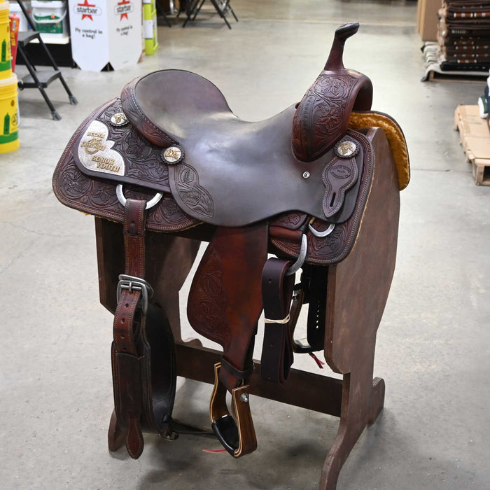 16" UESD SOUTH TEXAS TACK CUTTING SADDLE