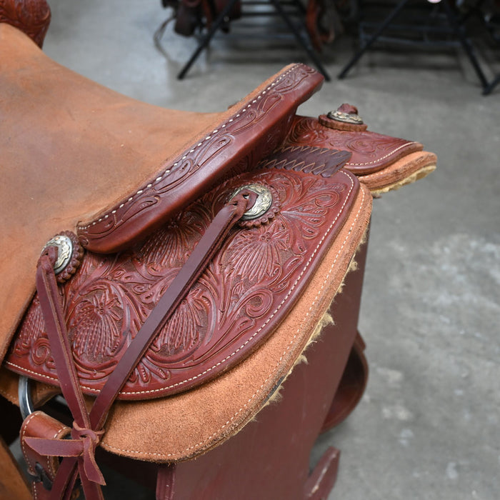 15.5" USED CACTUS RANCH SADDLE Saddles - Used CACTUS SADDLERY