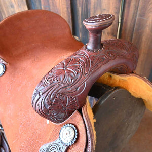 15" JEFF SMITH ROPING SADDLE Saddles Jeff Smith   