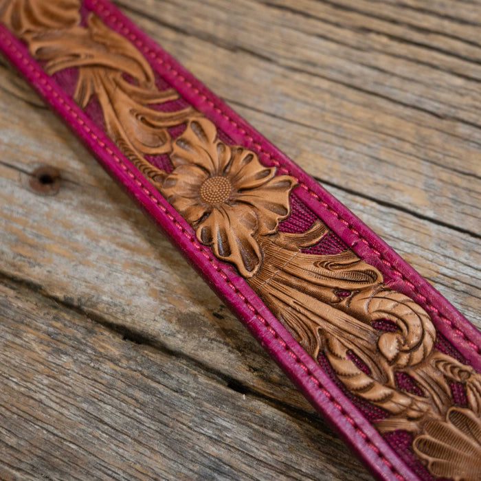 28" Randall Top Shelf Western Belt - Pink