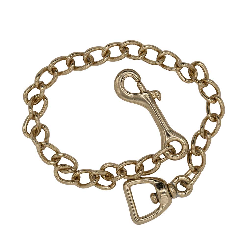 Brass Plated Lead Chain w/1" Swivel