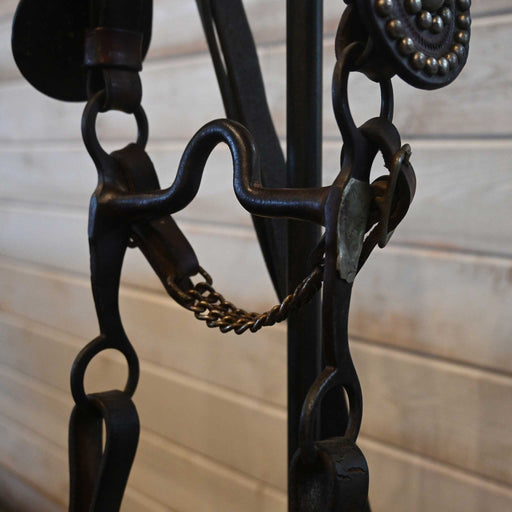 Vintage Horse Bridle Rig with Yellow horse head Rosettes Collectibles MISC