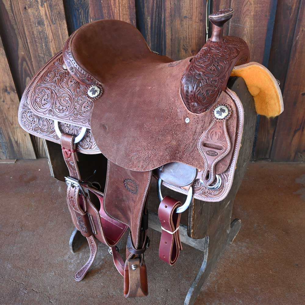 15.5" JEFF SMITH ROPING SADDLE Saddles Jeff Smith   