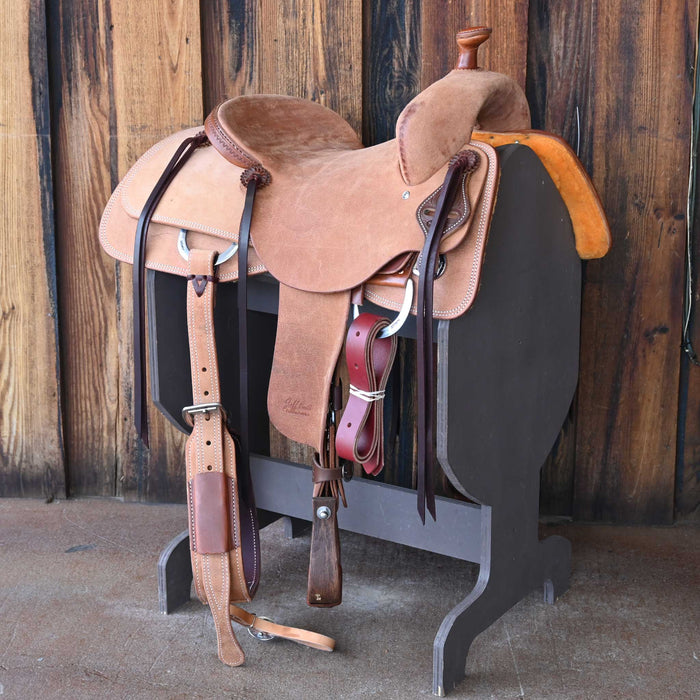 15.5" JEFF SMITH BUSTER WELCH RANCH CUTTER SADDLE